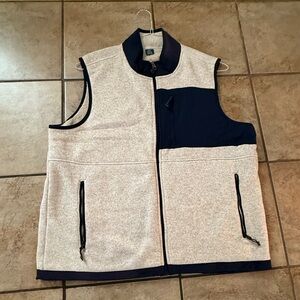 George Navy and Cream Vest